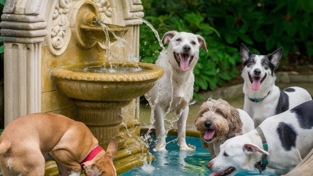 Dogs Like Water Fountains