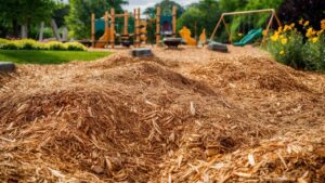 Read more about the article How Deep Mulch for Playground Safety & Fun: A Guide