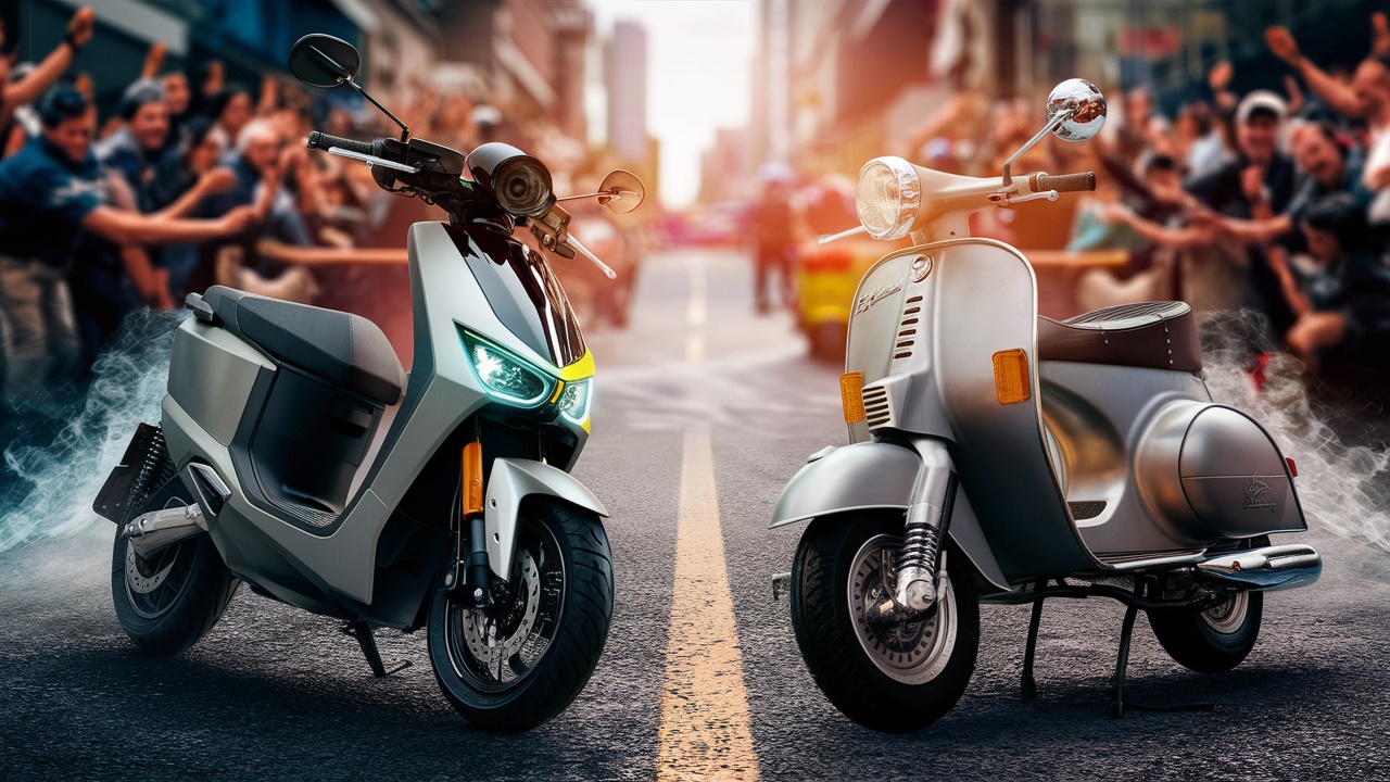 Read more about the article Electric Scooter Vs Petrol Scooter: Eco-Friendly Showdown