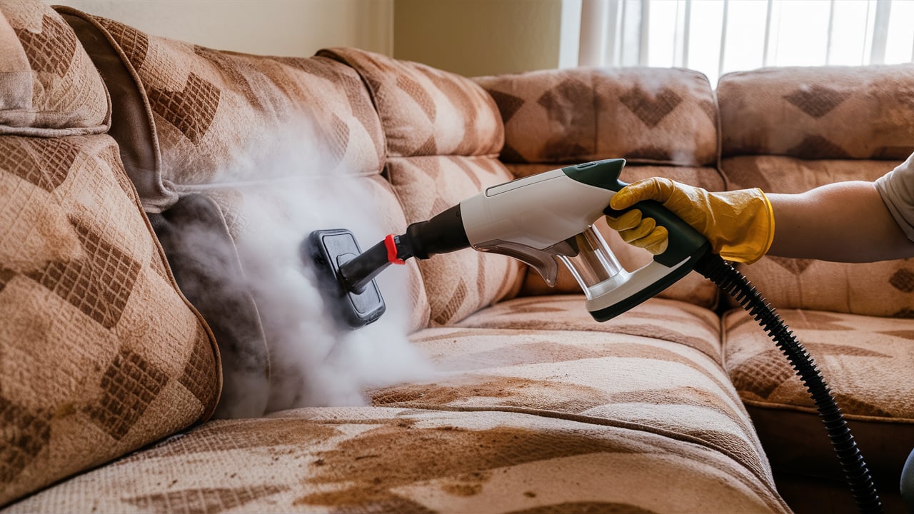 Read more about the article How to Use a Handheld Steam Cleaner on a Couch: Expert Tips