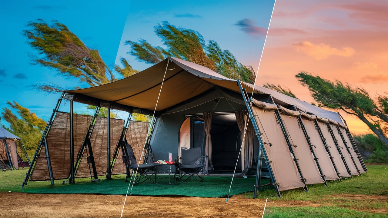 Read more about the article How to Choose And Set Up a Durable Camping Canopy for All Weather Conditions