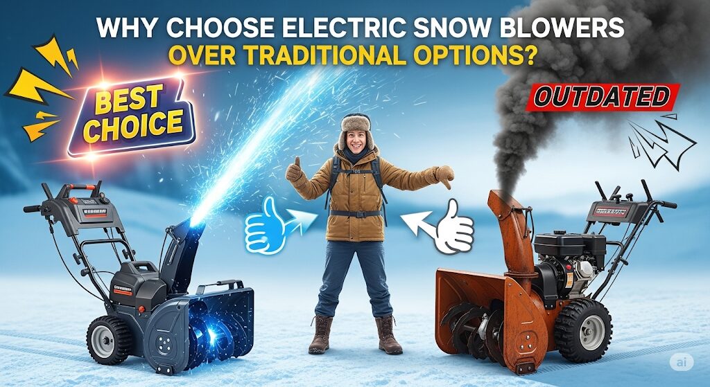 Why Choose Electric Snow Blowers Over Traditional Options