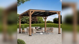 Read more about the article Best Gazebo for High Winds And Snow: Top Durable Outdoor Shelters Reviewed