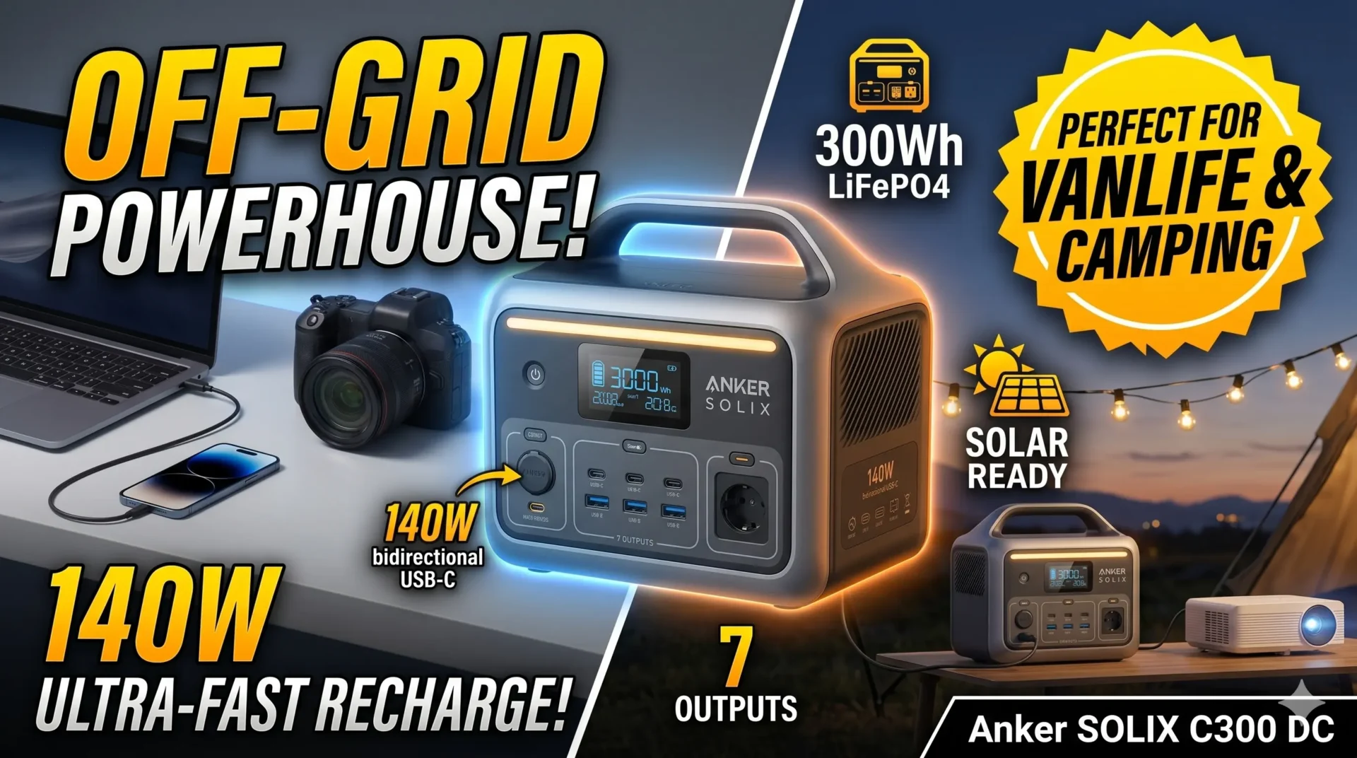 Read more about the article Anker SOLIX F3000 Review: Reliable Power Station for Home & Outdoor