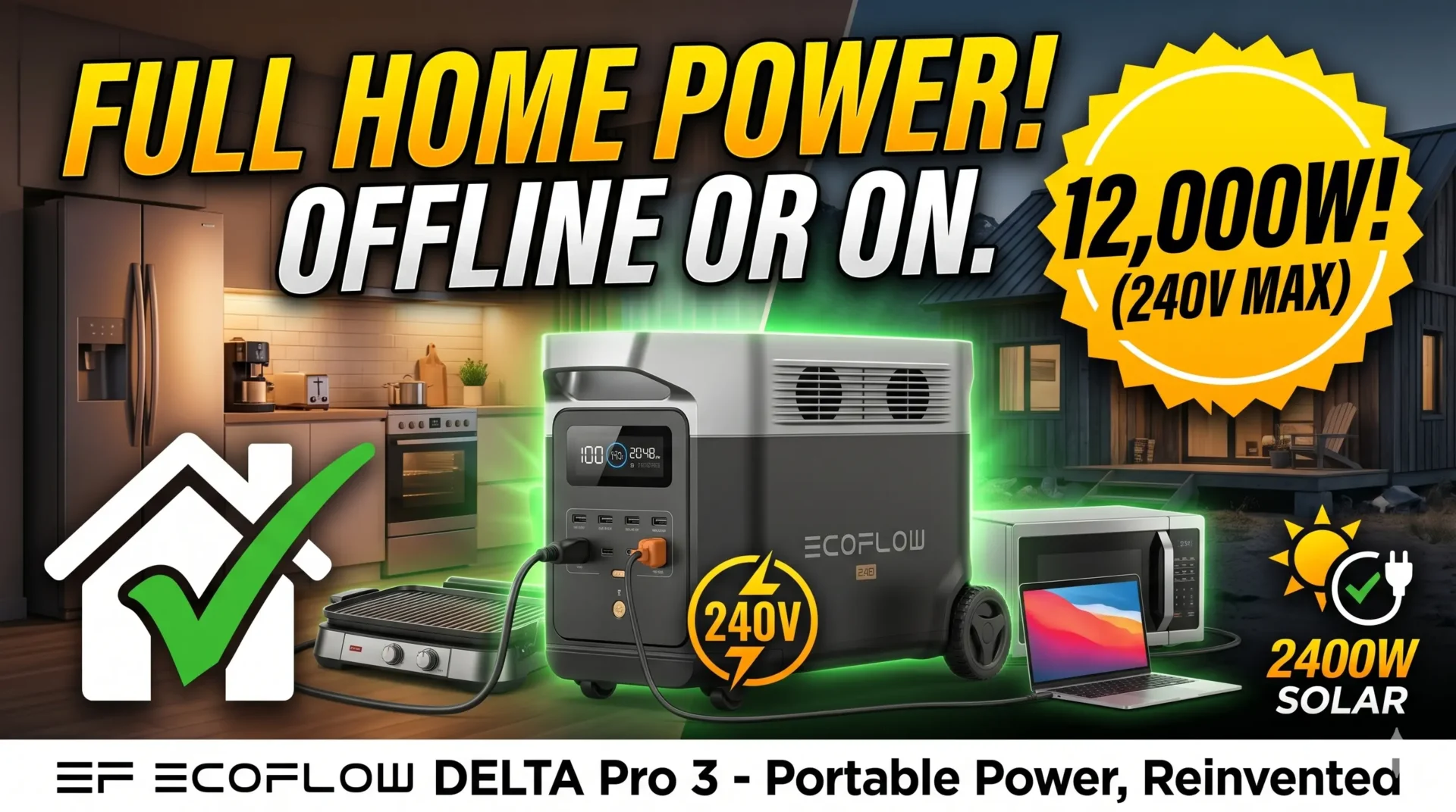 Read more about the article EF ECOFLOW Delta 3 Ultra Portable Power Station Review