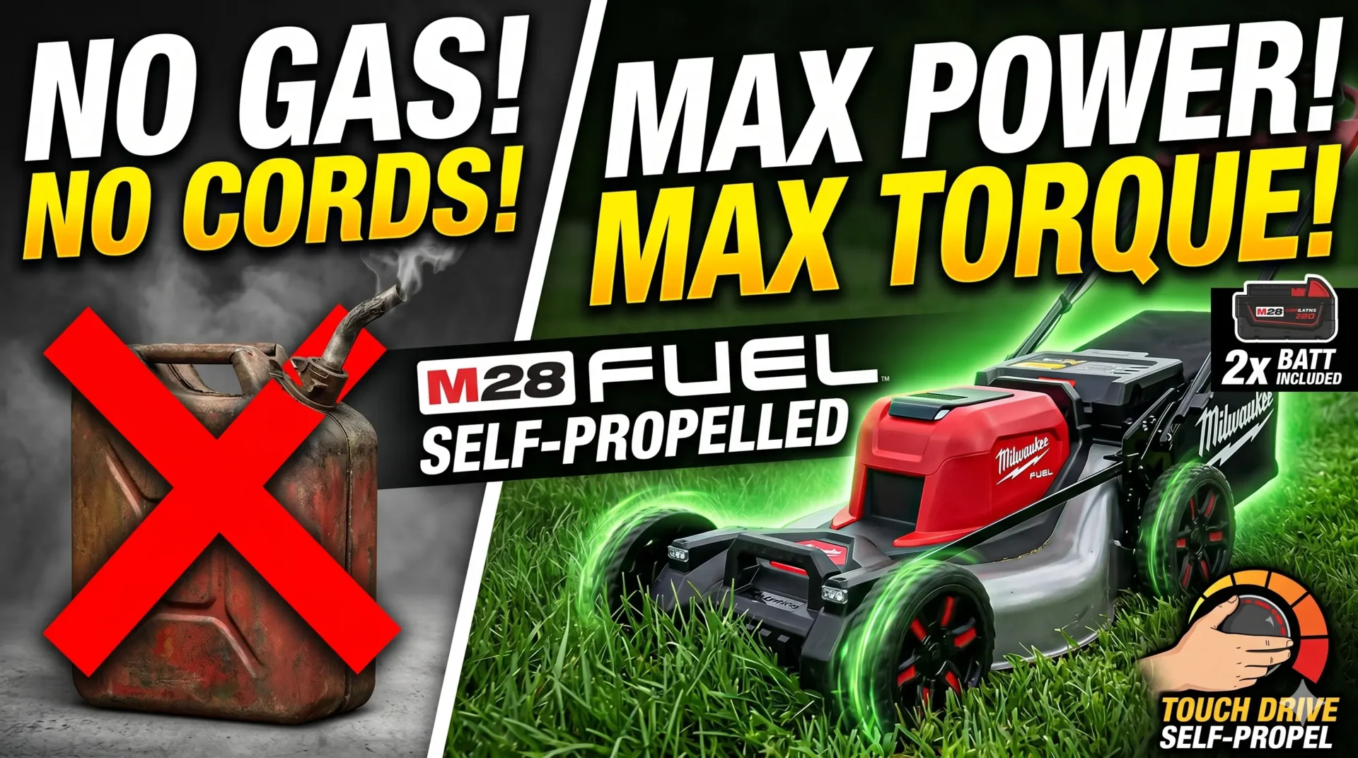 Read more about the article Milwaukee Electric M18 Fuel 21inch Self-Propelled Dual Battery Mower Review
